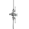 Burlington Avon Exposed Thermostatic Shower Kit with AirBurst Shower Head and Ceramic Handle Handset